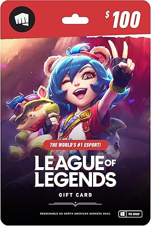 League of Legends $100 Gift Card