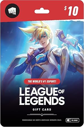 League of Legends $10 Gift Card